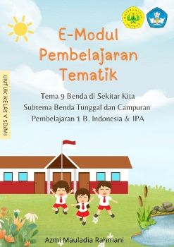 Terbaru E-Modul Tema 9 Subtema 1 Benda Tunggal dan Campuran Pb 1