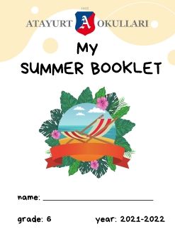 6th Grade My Summer Booklet_Neat