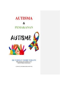 DR NORMAN - AUTISMA & PEMAKANAN