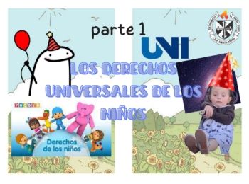 Los derechos unIversales de los nIños y adolescentes PARTE1 - AUTOR HASELL JIMENEZ