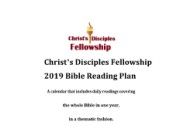 Microsoft Word - CDF-2019-BibleReadingCalendar