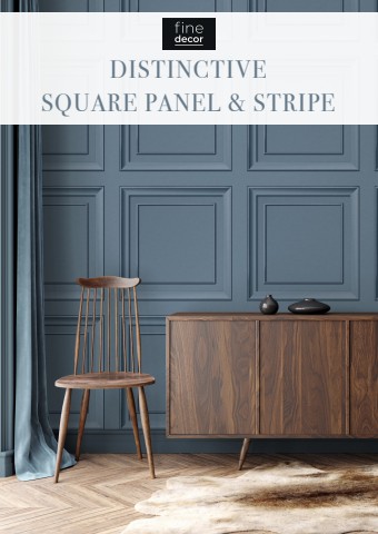Distinctive Square Panel & Stripe