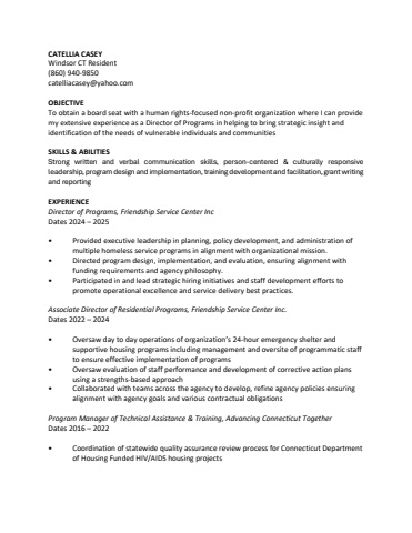 Hartford Cohort 12 Profiles