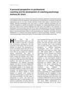 International Coaching Psychology Review