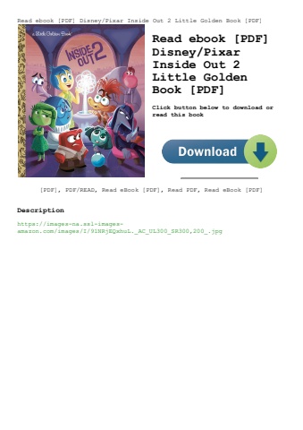 read ebook [pdf] disneypixar inside out 2 little golden book [pdf]