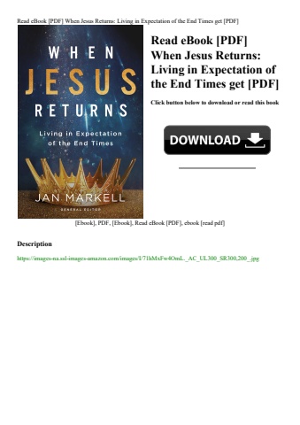 read ebook [pdf] when jesus returns living in expectation of the end times get [pdf]