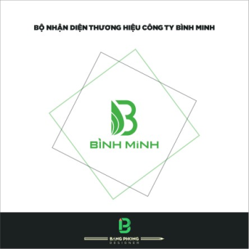 bộ nhận diện thương hiệu công ty bình minh