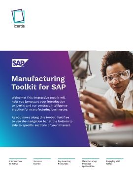 Icertis + SAP Manufacturing Toolkit