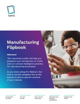 Icertis Manufacturing Flipbook