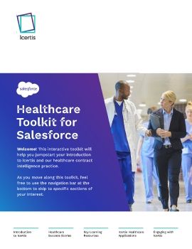 Icertis + Salesforce Healthcare Toolkit