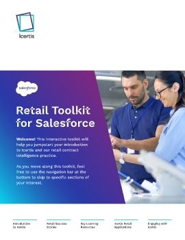 Icertis + Salesforce Retail Toolkit