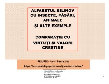 ALFABET BILINGV ROMÂN/ENGLEZ
