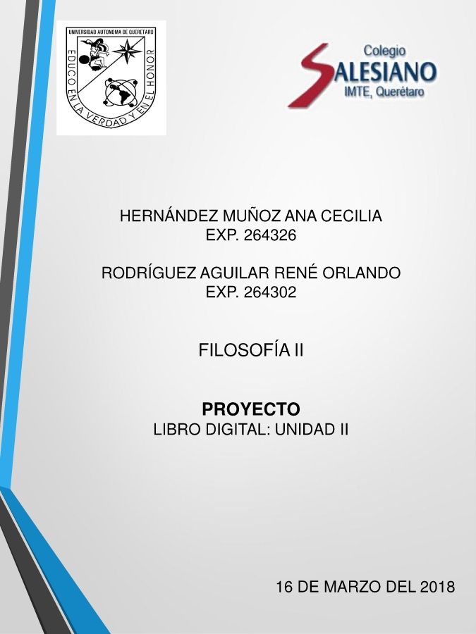 Libro Digital de Filosofía. UNIDAD II