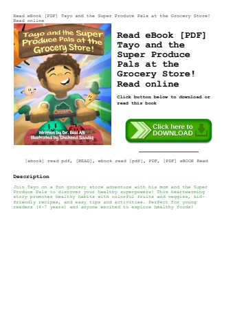 read ebook [pdf] tayo and the super produce pals at the grocery store! read online
