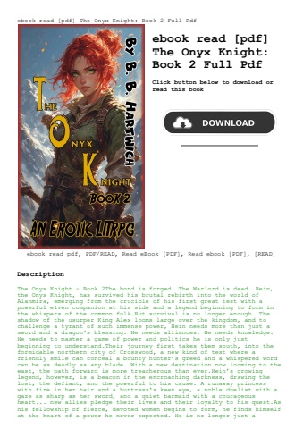 ebook read [pdf] the onyx knight book 2 full pdf