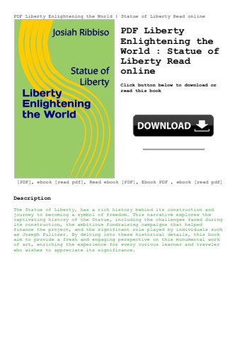 pdf liberty enlightening the world  statue of liberty read online