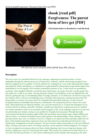 ebook [read pdf] forgiveness the purest form of love get [pdf]