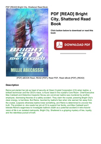 pdf [read] bright city  shattered read book