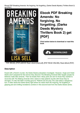 ebook pdf  breaking amends no forgiving