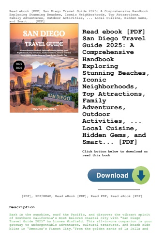 read ebook [pdf] san diego travel guide 2025 a comprehensive handbook exploring stunning beaches  ic