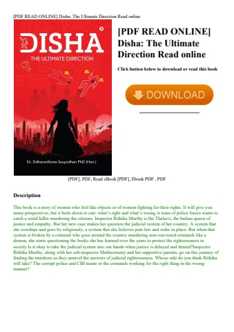[pdf read online] disha the ultimate direction read online
