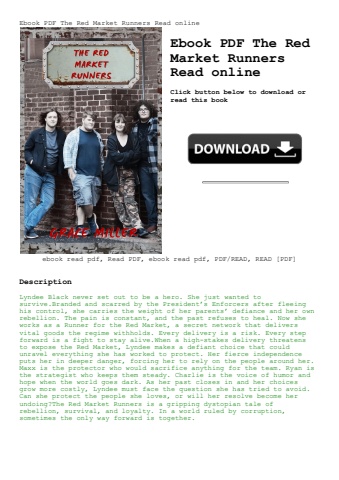 ebook pdf  the red market runners read online