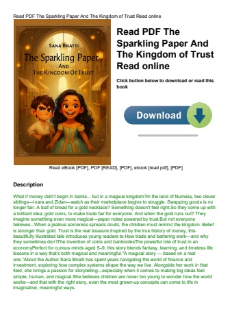 read pdf the sparkling paper and the kingdom of trust read online