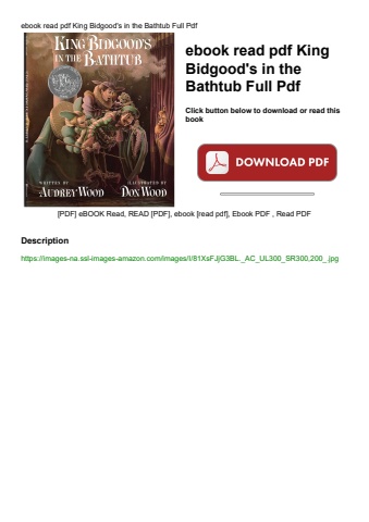 ebook read pdf king bidgood's in the bathtub full pdf