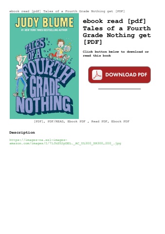 ebook read [pdf] tales of a fourth grade nothing get [pdf]