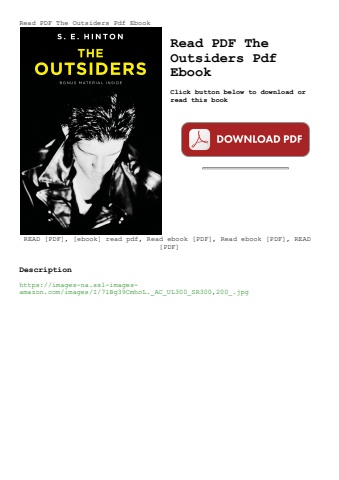 read pdf the outsiders pdf ebook