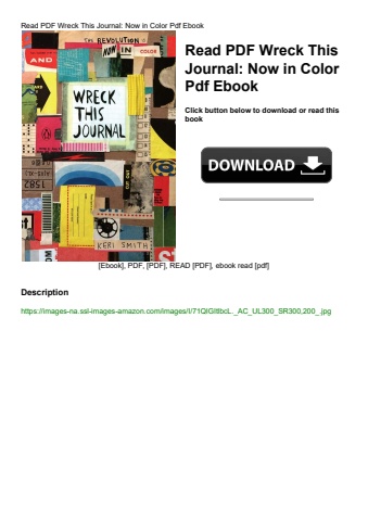 read pdf wreck this journal now in color pdf ebook