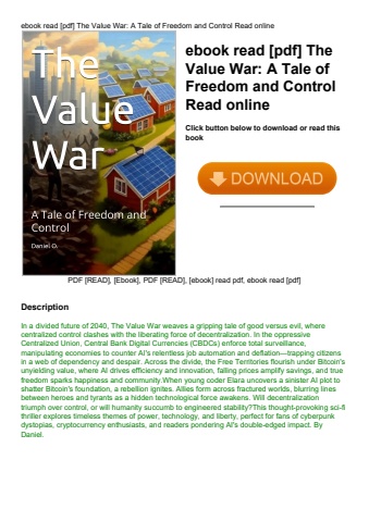 ebook read [pdf] the value war a tale of freedom and control read online