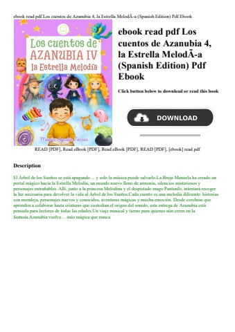 ebook read pdf los cuentos de azanubia 4  la estrella melodãƒâ­a (spanish edition) pdf ebook