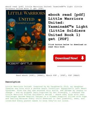 ebook read [pdf] little warriors united yasmineã¢â€â™s light (little soldiers united book 1) get [pd