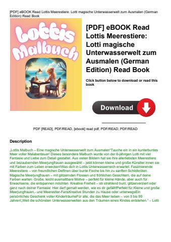 [pdf] ebook read lottis meerestiere lotti magische unterwasserwelt zum ausmalen (german edition) rea