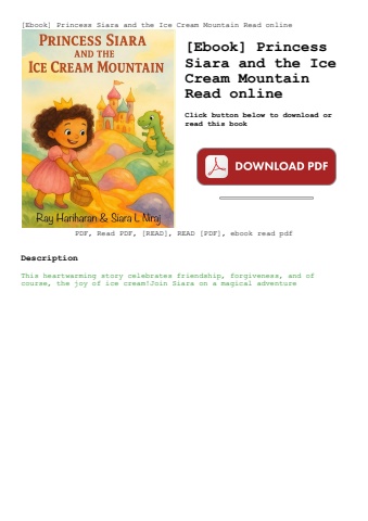 [ebook] princess siara and the ice cream mountain read online