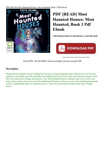 pdf [read] most haunted houses most haunted  book 3 pdf ebook