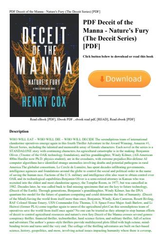 pdf deceit of the manna - nature's fury (the deceit series) [pdf]