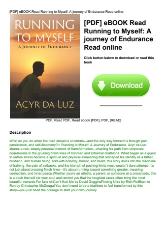 [pdf] ebook read running to myself a journey of endurance read online