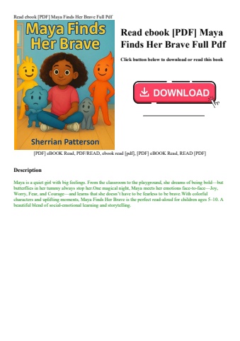 read ebook [pdf] maya finds her brave full pdf