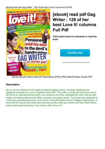 [ebook] read pdf gag writer  129 of her best love it! columns full pdf