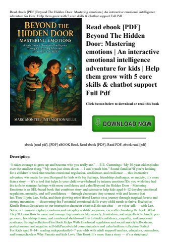 read ebook [pdf] beyond the hidden door mastering emotions  an interactive emotional intelligence ad