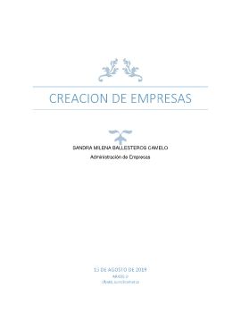 creacion de empresas revista