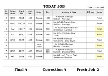 Job Sheet_October_2019