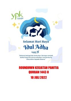 ROUNDOWN KEGIATAN