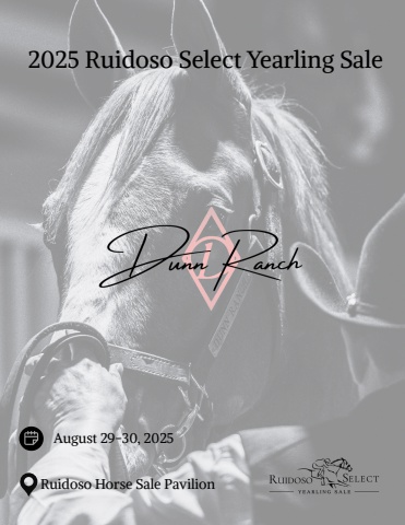 2025 Ruidoso Select Yearling Sale - Dunn Ranch
