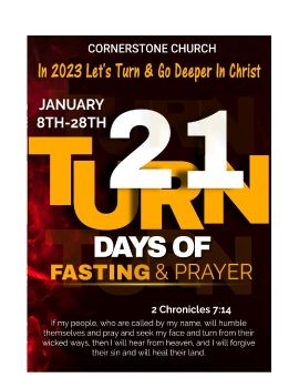 2023 Prayer Fasting Devotional and Bible Reading Packet