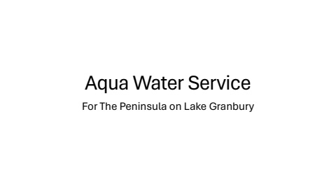 Water Service Situation - TPOLG