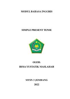 Simple Present Tense Irma