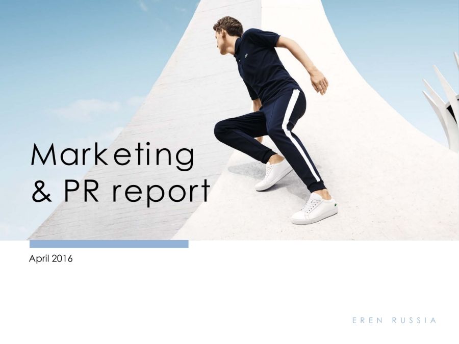 Mrketing report April 2016